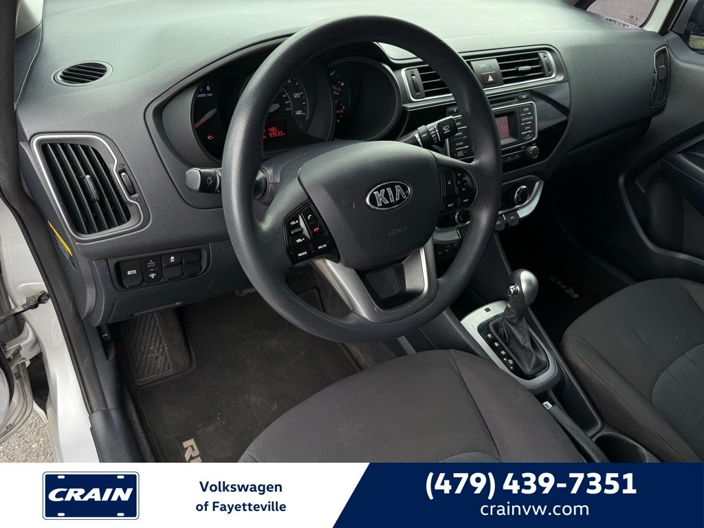 Bright Silver 2017 Kia Rio LX Sedan Front-Wheel Drive 6-Speed Automatic