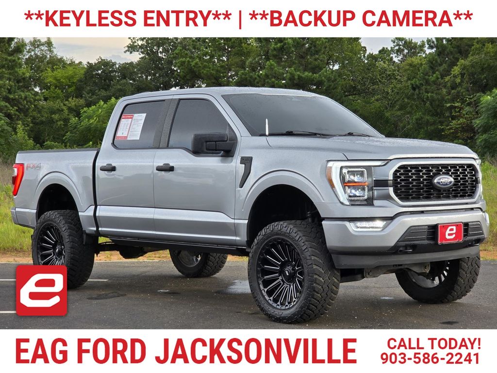 Iconic Silver Metallic 2023 Ford F-150 Pickup Truck Four-Wheel Drive Automatic