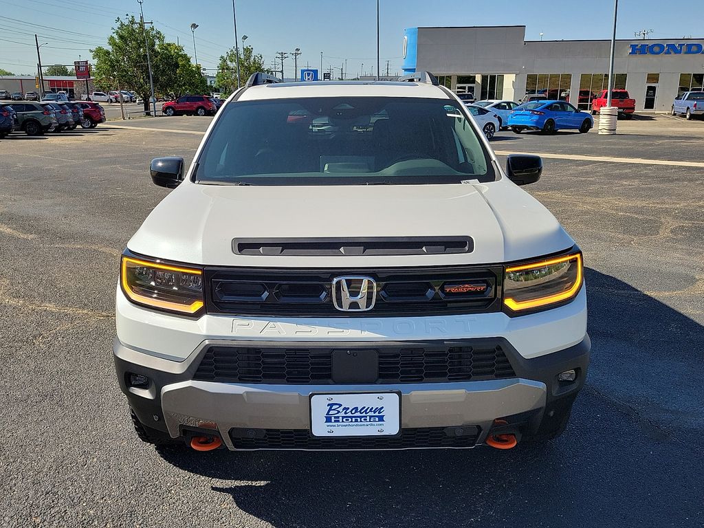 2026 Honda Passport TrailSport Elite White at Brown Honda