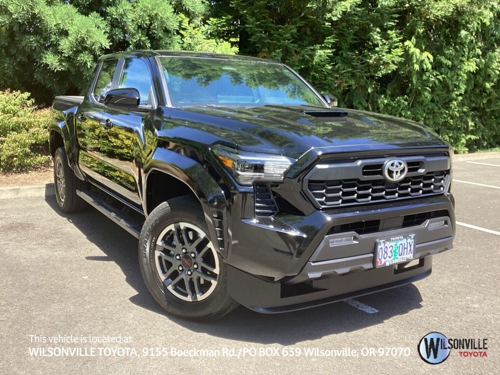 Black 2024 Toyota Tacoma Pickup Truck Four-Wheel Drive 8-Speed Automatic