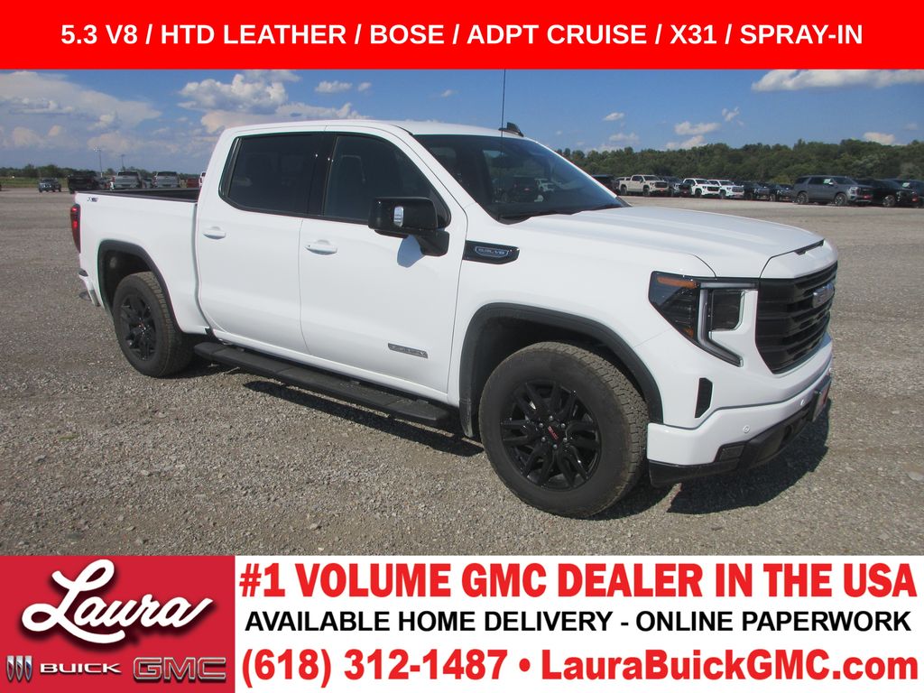 Summit White 2026 GMC Sierra 1500 Pickup Truck Four-Wheel Drive Automatic