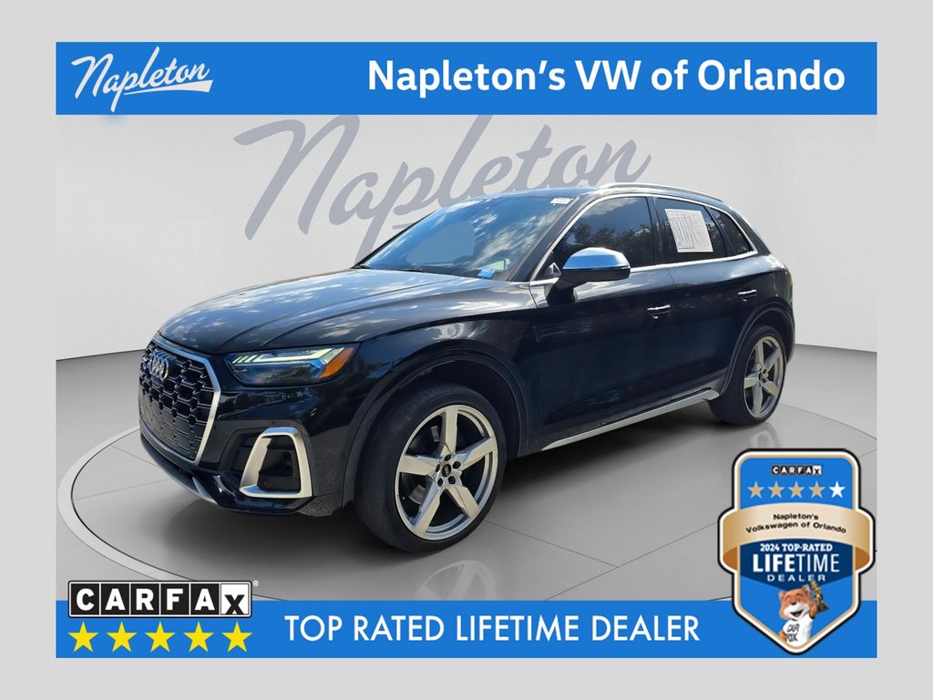 Black Metallic 2022 Audi SQ5 3.0T quattro Prestige AWD SUV / Crossover All-Wheel Drive 8-Speed Automatic