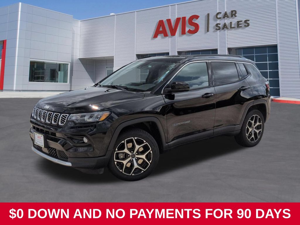 Black 2025 Jeep Compass SUV / Crossover Four-Wheel Drive 8-Speed Automatic