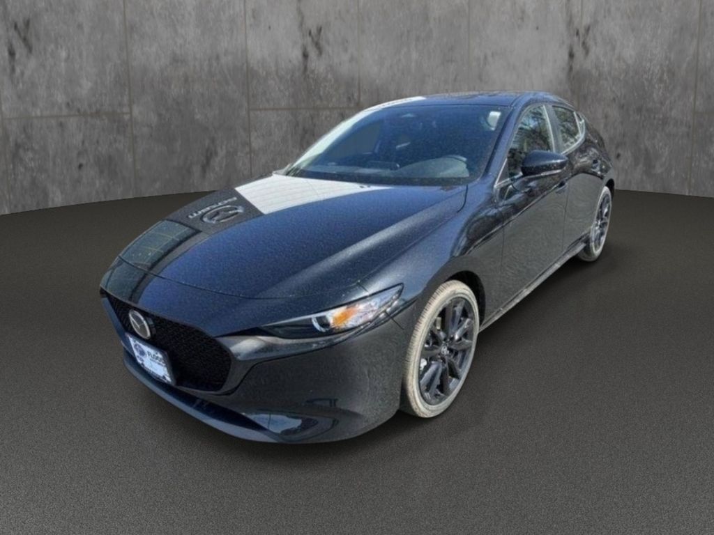 Jet Black Mica 2025 Mazda MAZDA3 Hatchback Front-Wheel Drive 6-Speed Automatic