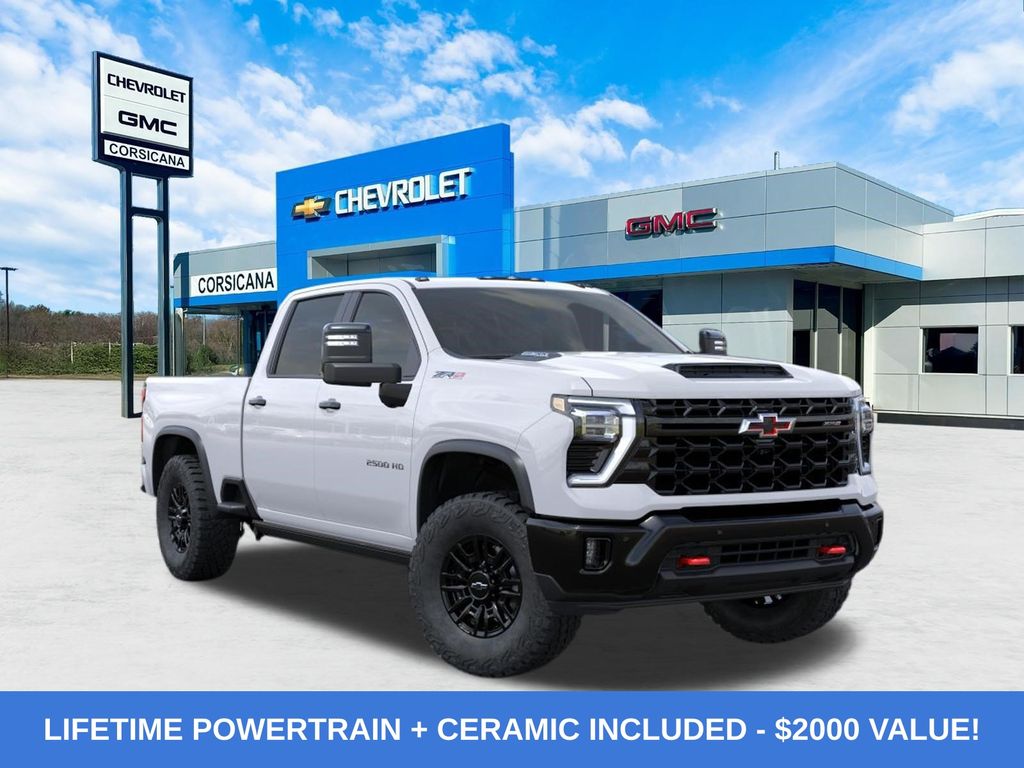 Summit White 2026 Chevrolet Silverado 2500HD Pickup Truck Four-Wheel Drive Automatic