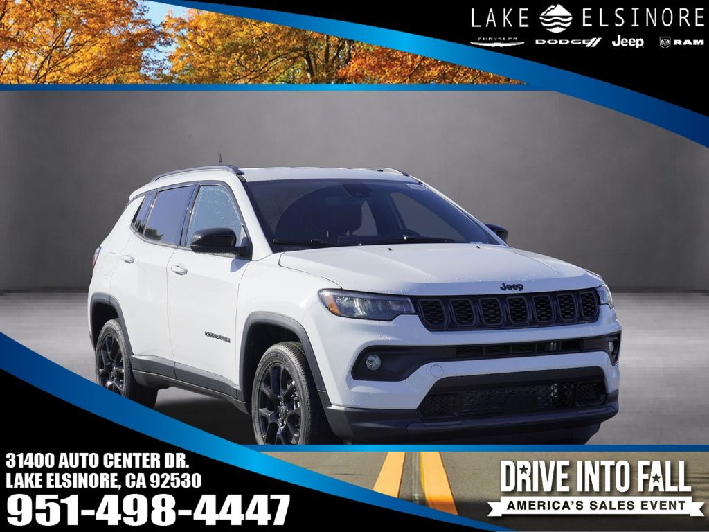 Bright White Clearcoat 2026 Jeep Compass SUV / Crossover Four-Wheel Drive 8-Speed Automatic