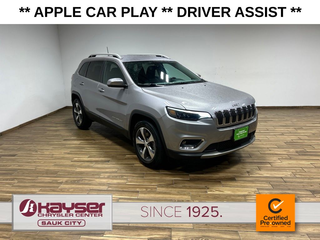 Billet Silver Metallic Clearcoat 2019 Jeep Cherokee SUV / Crossover Four-Wheel Drive 9-Speed Automatic