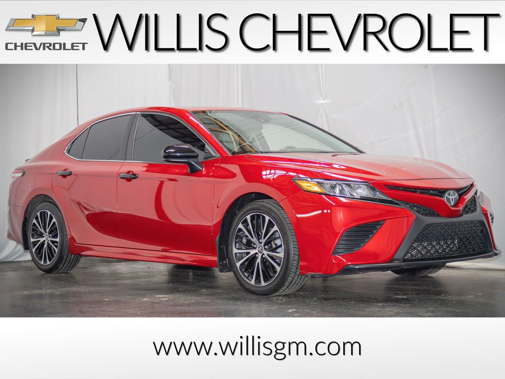 Red 2020 Toyota Camry SE Nightshade FWD Sedan Front-Wheel Drive 8-Speed Automatic