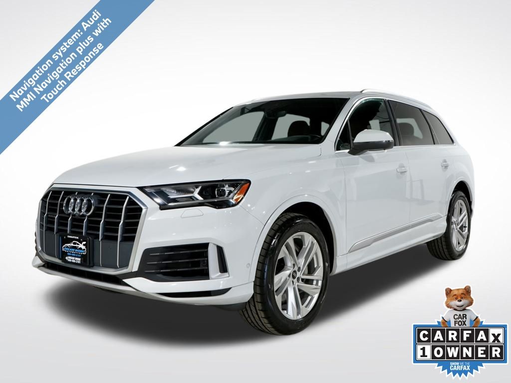 Glacier White 2021 Audi Q7 quattro Premium 55 TFSI SUV / Crossover All-Wheel Drive 8-Speed Automatic