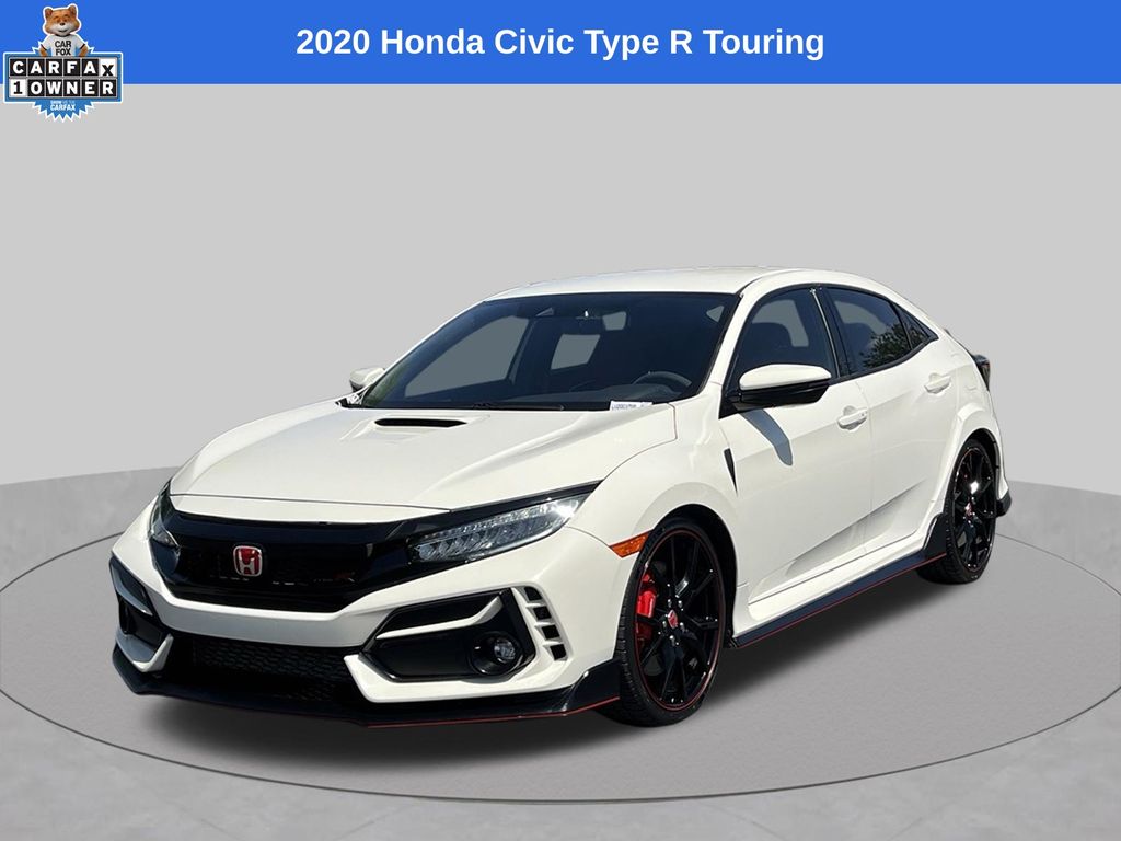 Championship White 2020 Honda Civic Type R Hatchback Front-Wheel Drive 6-Speed Manual