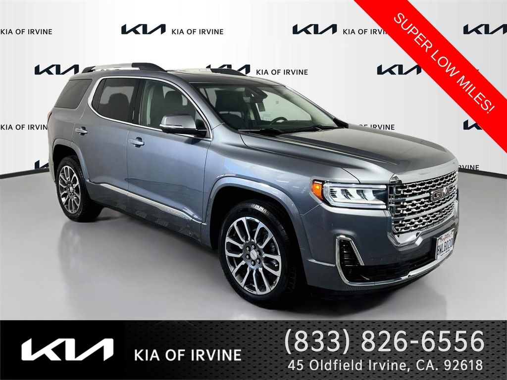 Gray (Satin Steel Metallic) 2021 GMC Acadia SUV / Crossover Four-Wheel Drive 9-Speed Automatic