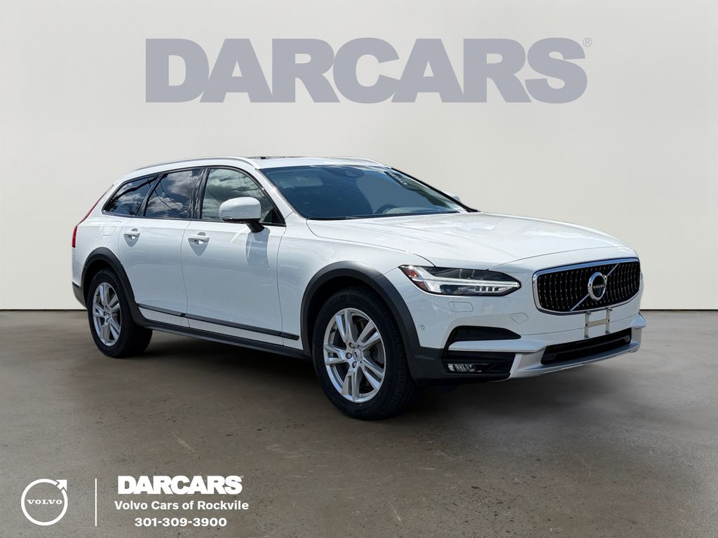 Ice White 2018 Volvo V90 Wagon All-Wheel Drive Automatic