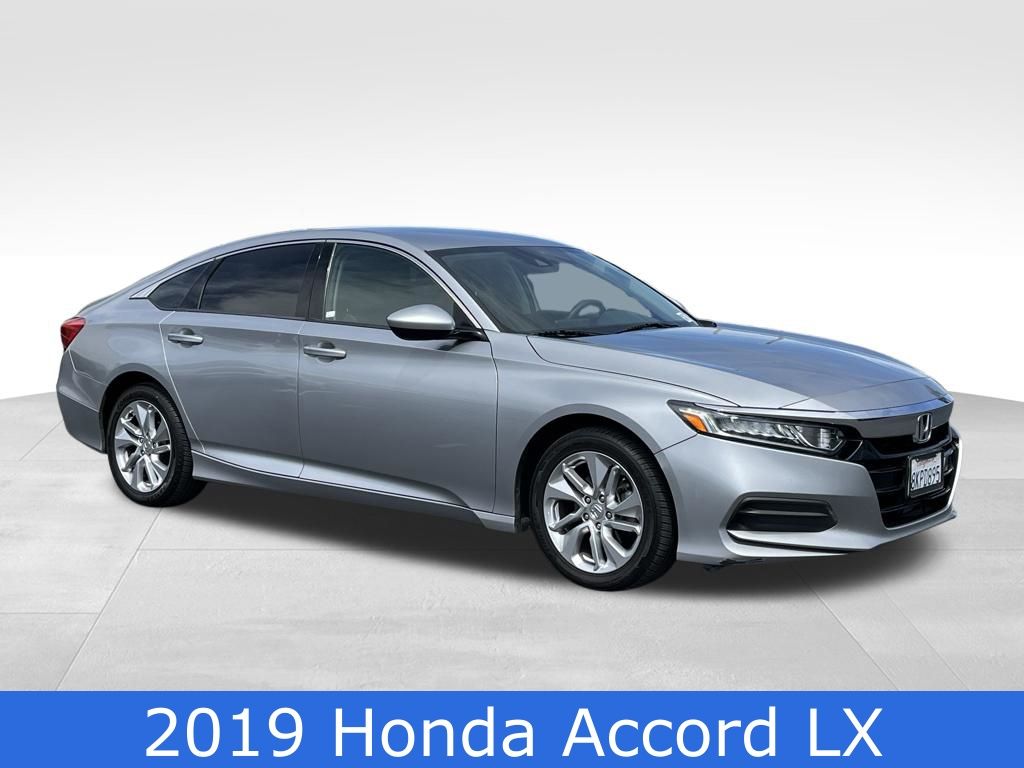 Lunar Silver Metallic 2019 Honda Accord 1.5T LX FWD Sedan Front-Wheel Drive Continuously Variable Transmission