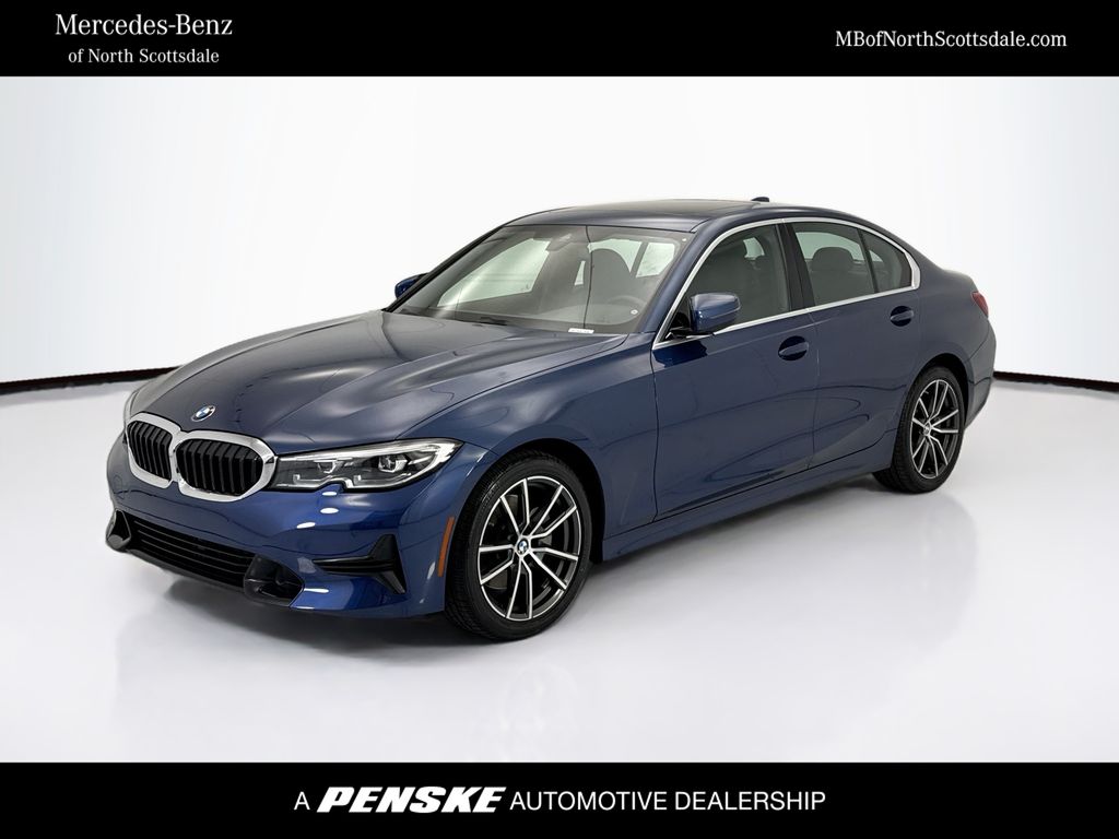 Phytonic Blue Metallic 2021 BMW 3 Series 330i RWD Sedan Rear-Wheel Drive 8-Speed Automatic