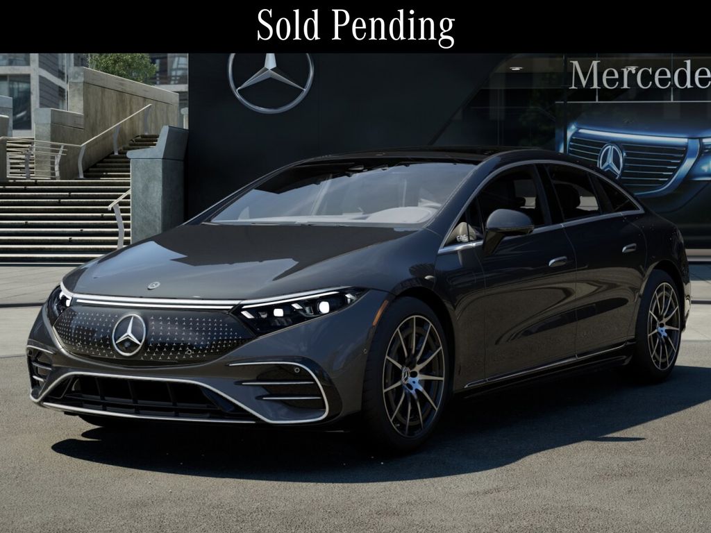 Gray (Graphite Grey Metallic) 2026 Mercedes-Benz EQS 450 4MATIC Sedan All-Wheel Drive 1-Speed Automatic