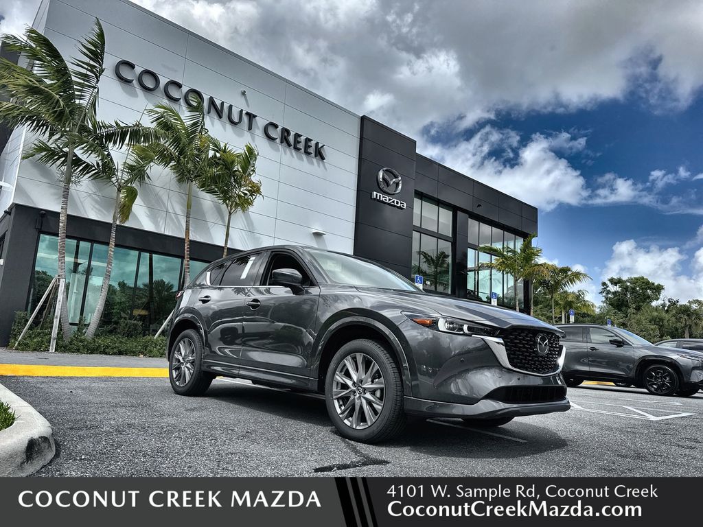 Machine Gray Metallic 2025 Mazda CX-5 2.5 S Premium Plus AWD SUV / Crossover All-Wheel Drive 6-Speed Automatic