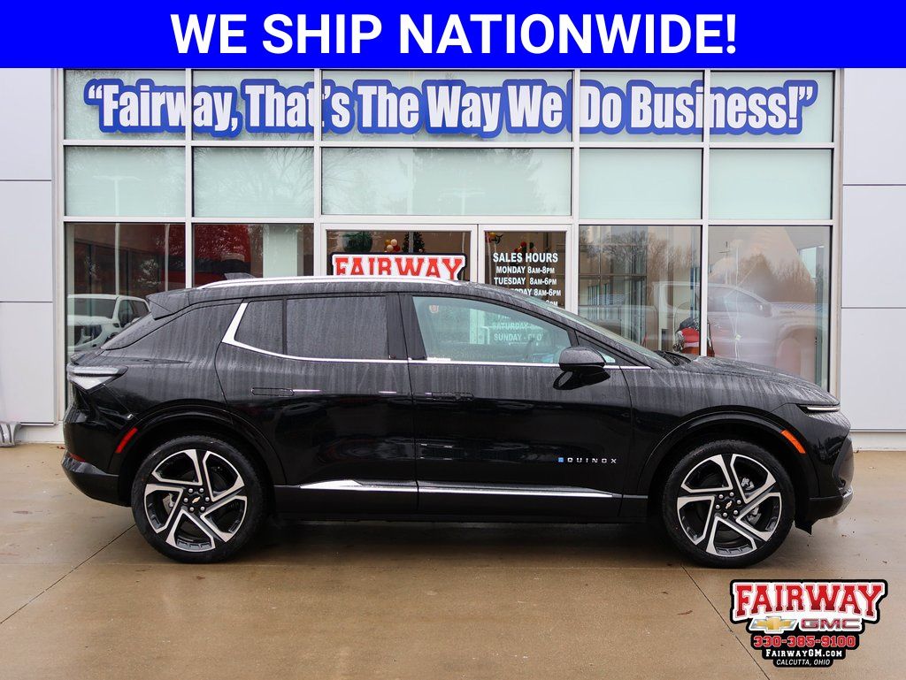 Black 2026 Chevrolet Equinox EV SUV / Crossover Front-Wheel Drive 1-Speed Automatic