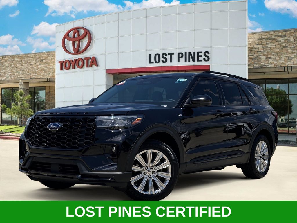 Black Metallic 2025 Ford Explorer SUV / Crossover Rear-Wheel Drive Automatic