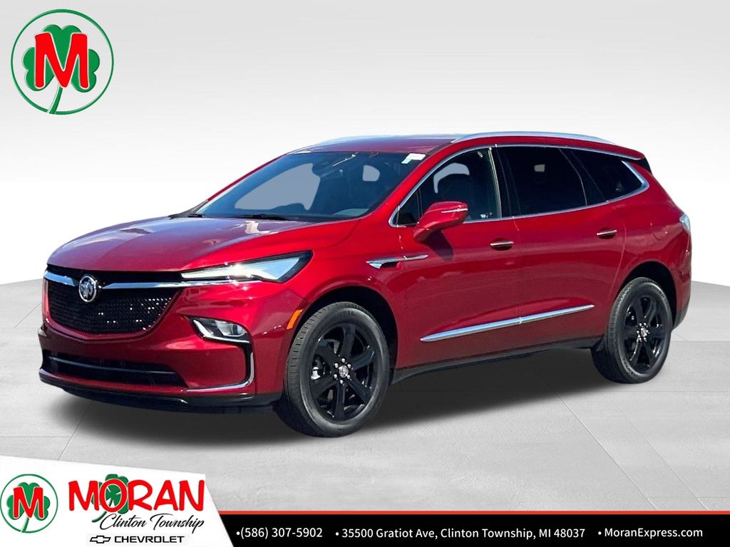Cherry Red 2024 Buick Enclave Essence FWD SUV / Crossover Front-Wheel Drive 9-Speed Automatic