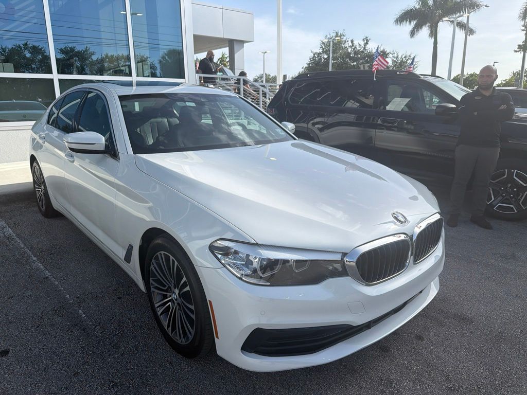 Used 2019 White Metallic BMW 540i xDrive image 12