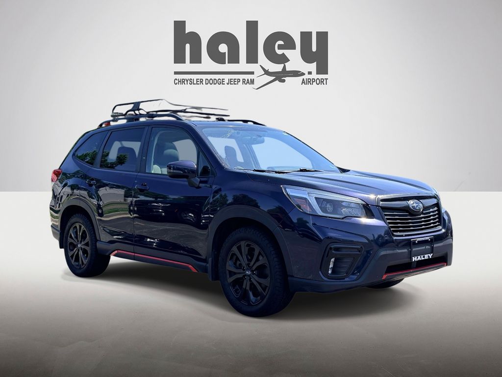 Dark Blue Pearl 2021 Subaru Forester SUV / Crossover All-Wheel Drive Continuously Variable Transmission
