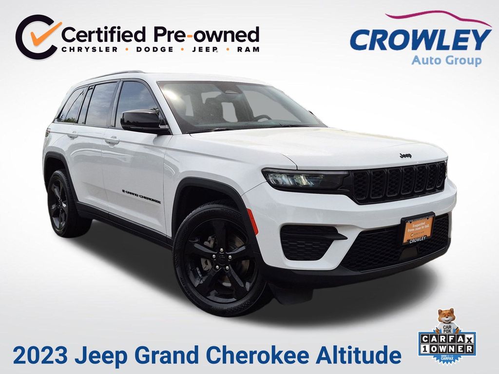 Bright White Clearcoat 2023 Jeep Grand Cherokee SUV / Crossover Four-Wheel Drive 8-Speed Automatic