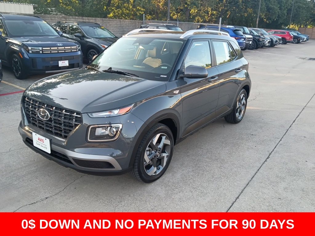 Ecotronic Gray 2025 Hyundai Venue SEL FWD SUV / Crossover Front-Wheel Drive Continuously Variable Transmission