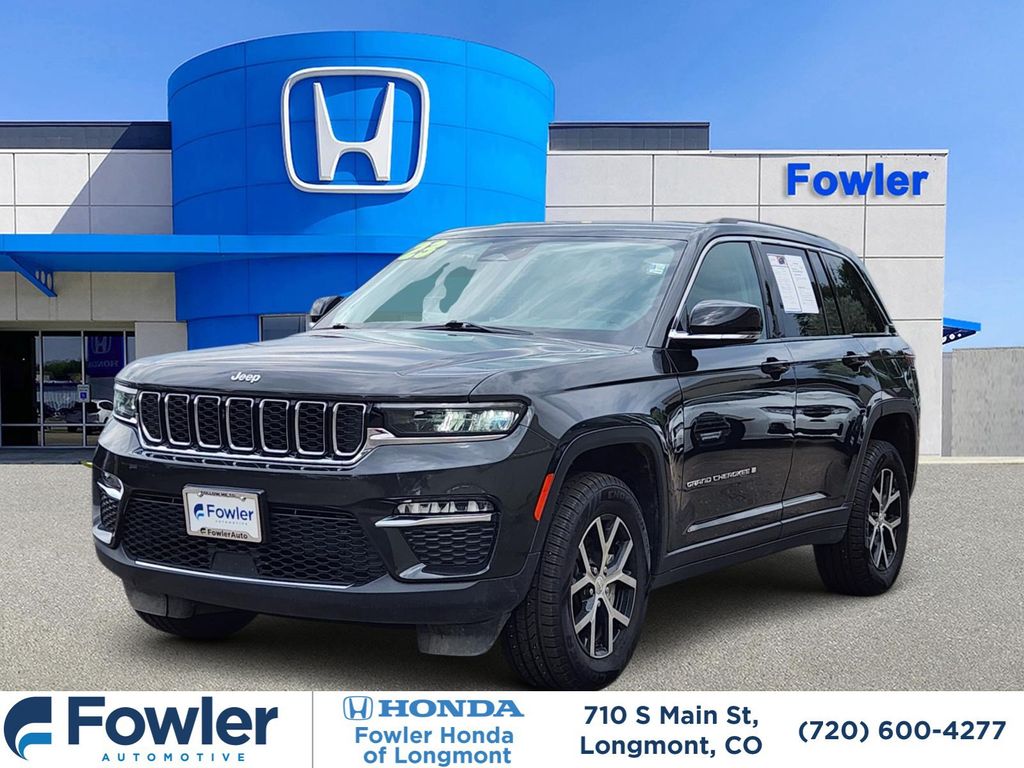 Rocky Mountain Pearlcoat 2023 Jeep Grand Cherokee SUV / Crossover Four-Wheel Drive 8-Speed Automatic