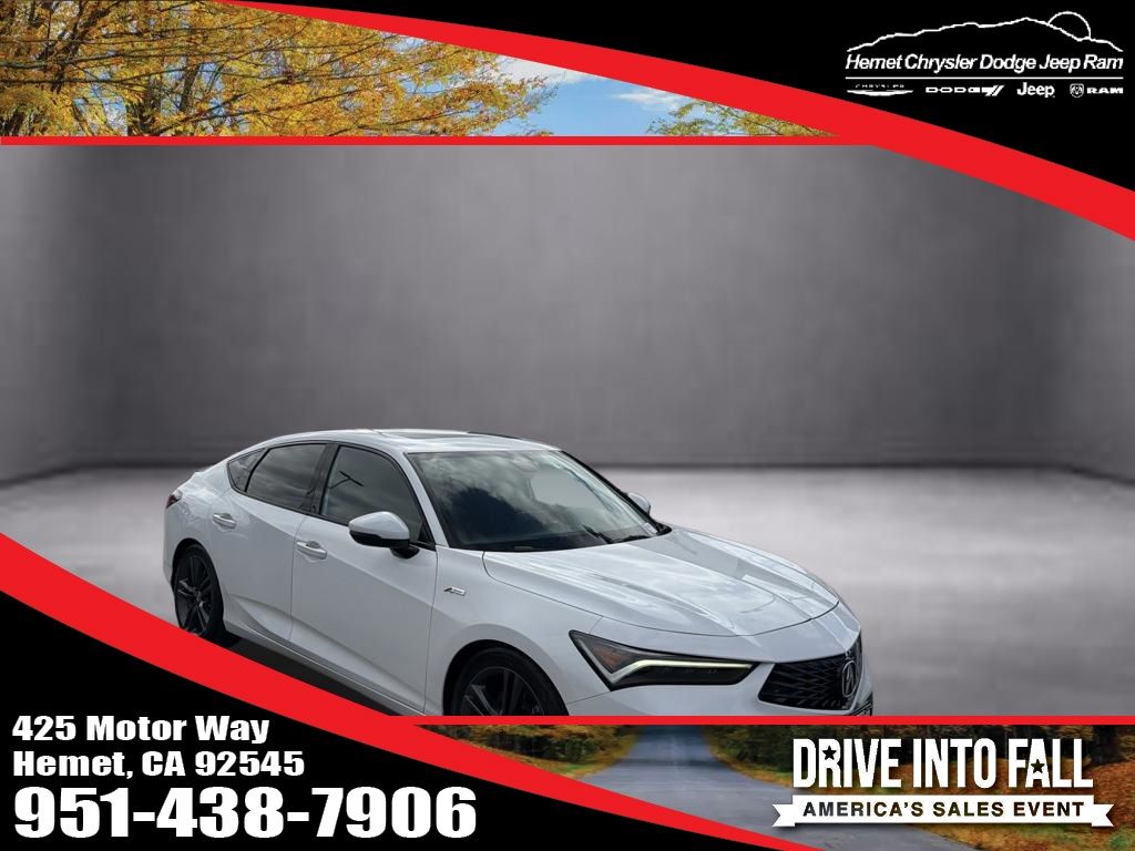 Platinum White Pearl 2025 Acura Integra Hatchback Front-Wheel Drive Continuously Variable Transmission