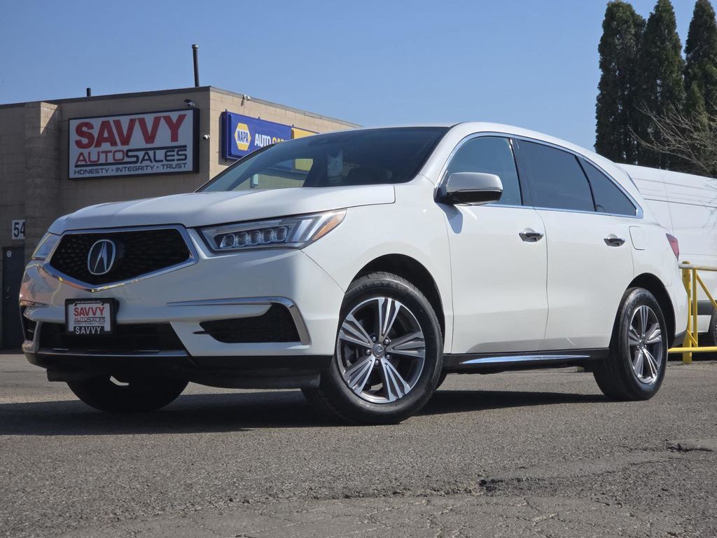 White 2020 Acura MDX SH-AWD SUV / Crossover All-Wheel Drive 9-Speed Automatic