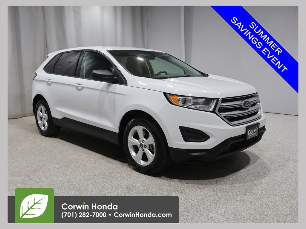 Oxford White 2017 Ford Edge SUV / Crossover All-Wheel Drive 6-Speed Automatic