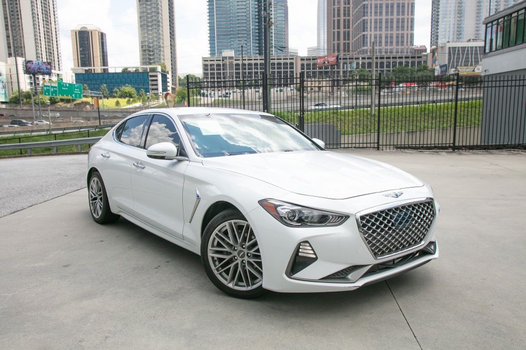 Uyuni White 2020 Genesis G70 Sedan Rear-Wheel Drive 8-Speed Automatic
