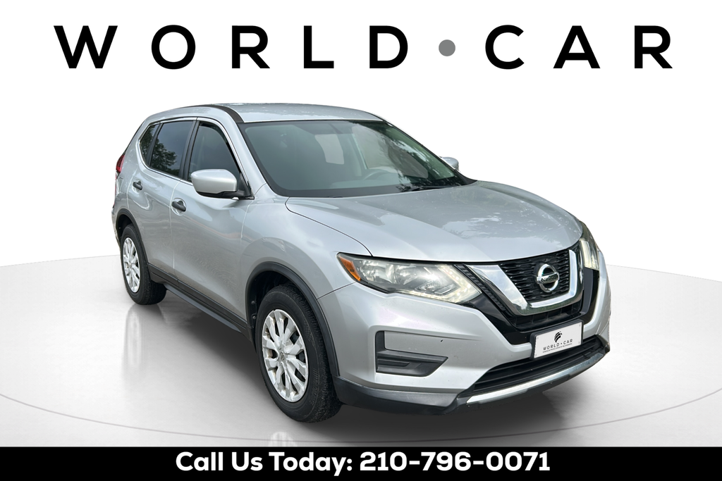 Brilliant Silver 2017 Nissan Rogue SUV / Crossover Front-Wheel Drive Continuously Variable Transmission