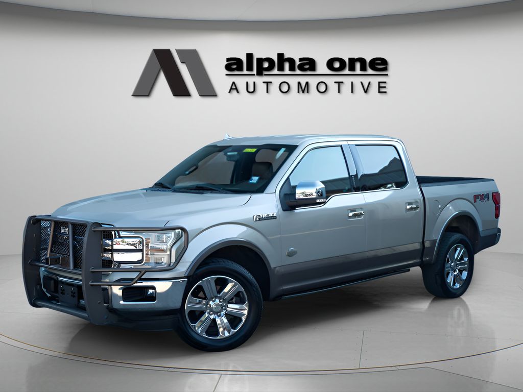 White Gold 2018 Ford F-150 Pickup Truck Four-Wheel Drive Automatic