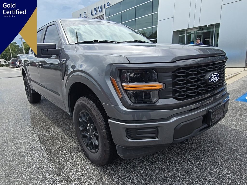 Gray Metallic 2025 Ford F-150 Pickup Truck Four-Wheel Drive Automatic