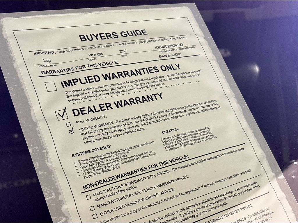 2017 Jeep Wrangler Rubicon