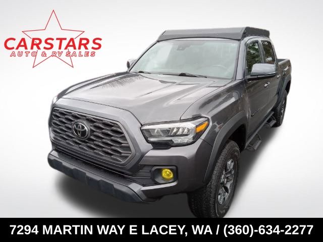 2021 Magnetic Gray Metallic Toyota Tacoma 4WD TRD Sport Truck