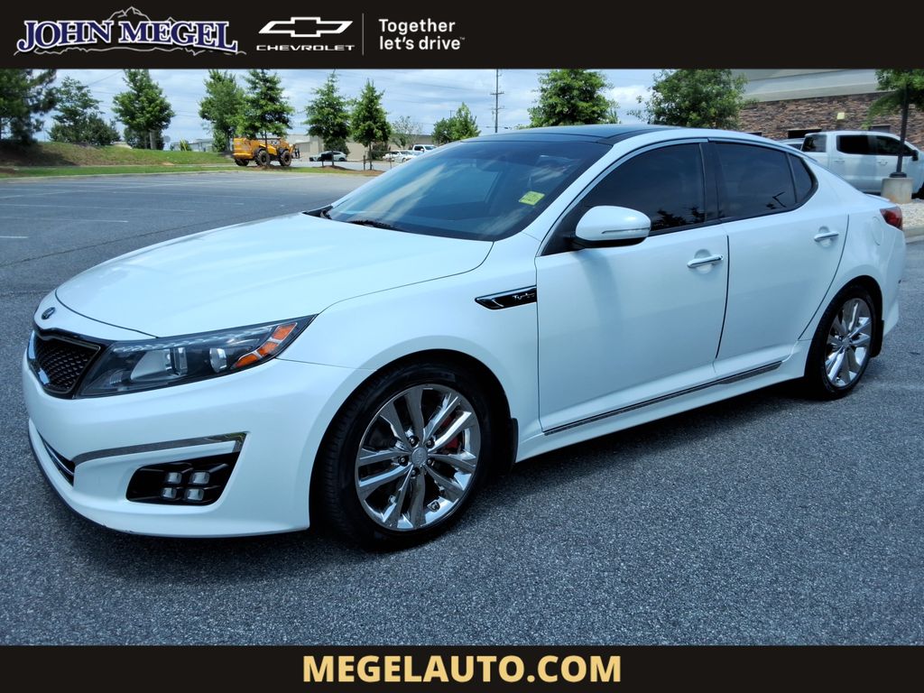 Snow White Pearl 2014 Kia Optima SXL Turbo Sedan Front-Wheel Drive 6-Speed Automatic