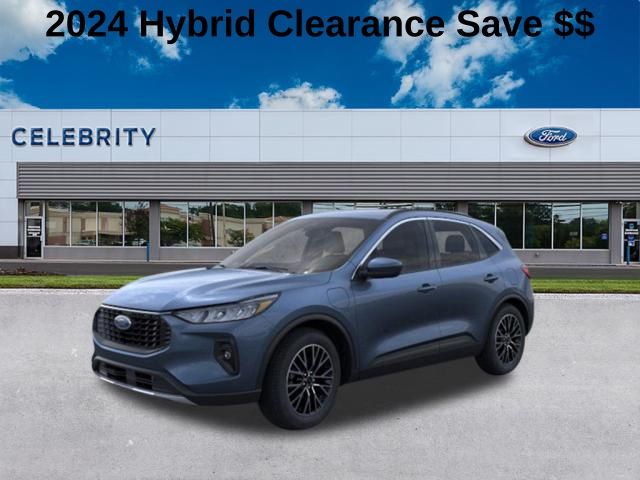 Vapor Blue Metallic 2024 Ford Escape Hybrid Plug-in SUV / Crossover Front-Wheel Drive Continuously Variable Transmission