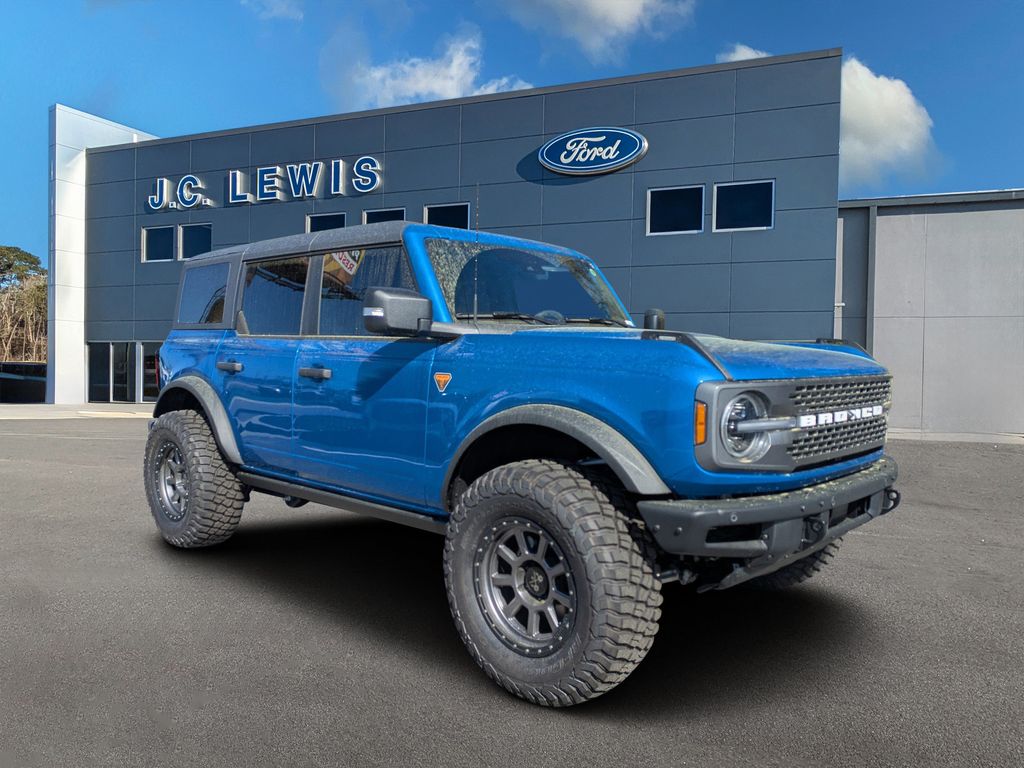 Velocity Blue Metallic 2025 Ford Bronco SUV / Crossover Four-Wheel Drive Automatic