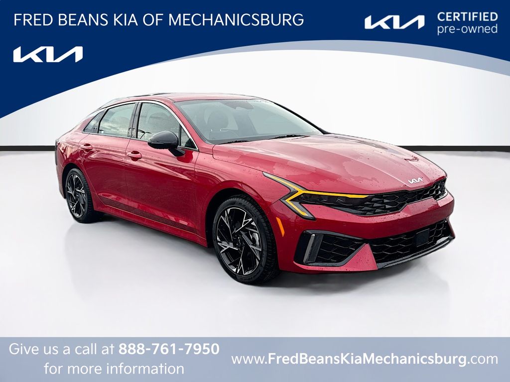 Runway Red 2025 Kia K5 GT-Line FWD Sedan Front-Wheel Drive 8-Speed Automatic