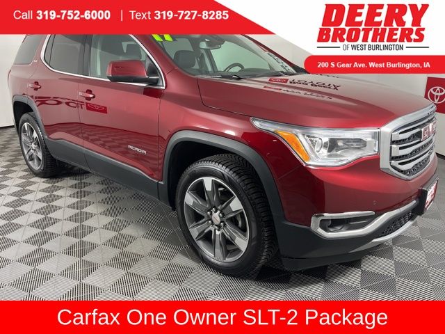 Crimson Red Tintcoat 2017 GMC Acadia SLT-2 FWD SUV / Crossover Front-Wheel Drive 6-Speed Automatic