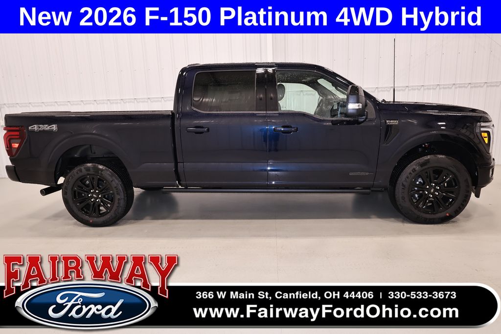 Antimatter Blue Metallic 2026 Ford F-150 Pickup Truck Four-Wheel Drive Automatic