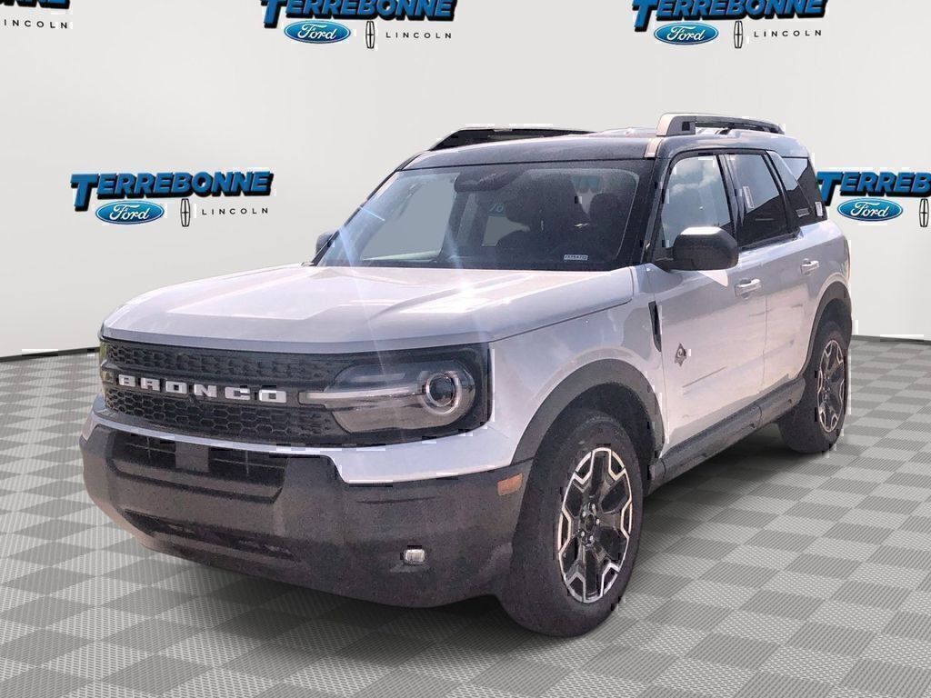 Oxford White 2025 Ford Bronco Sport SUV / Crossover All-Wheel Drive 8-Speed Automatic