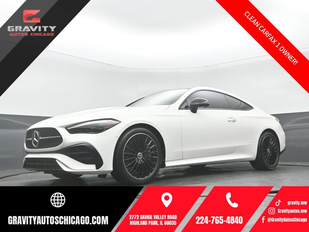 Polar White 2024 Mercedes-Benz CLE Convertible All-Wheel Drive 9-Speed Automatic