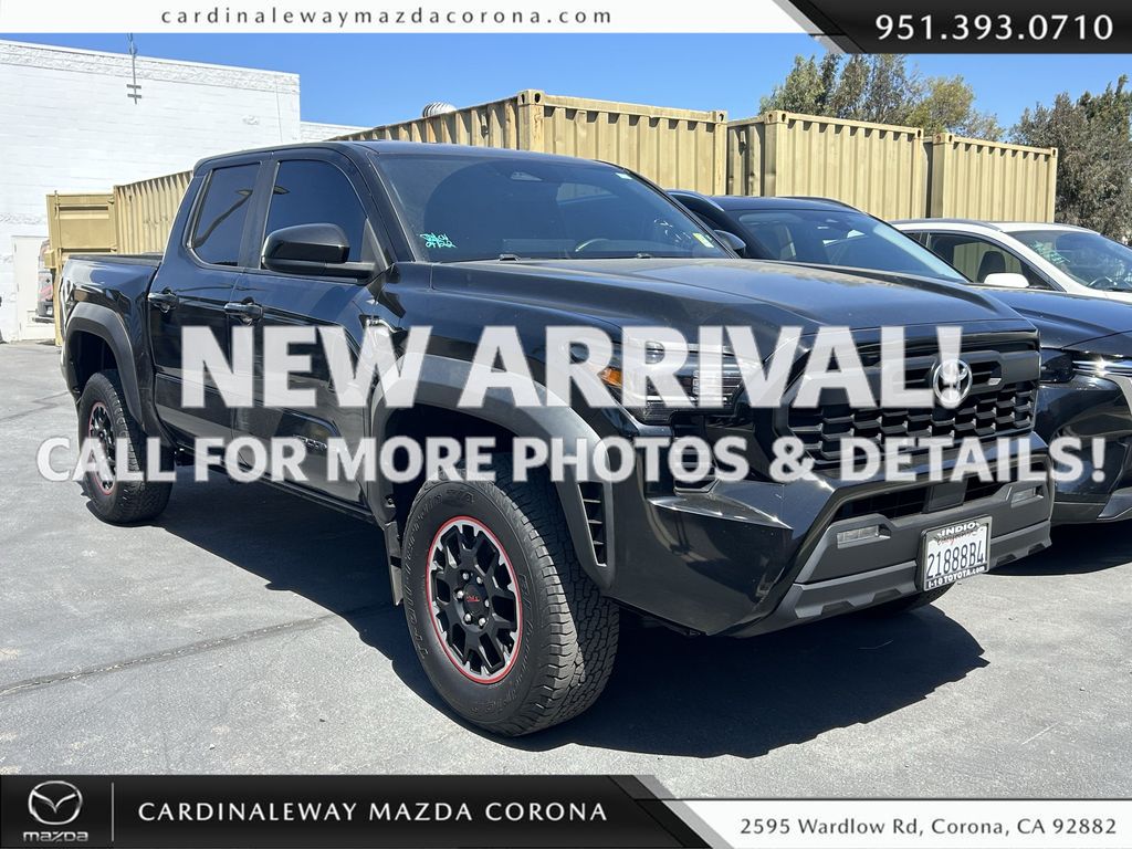 Black 2024 Toyota Tacoma Pickup Truck Four-Wheel Drive 8-Speed Automatic