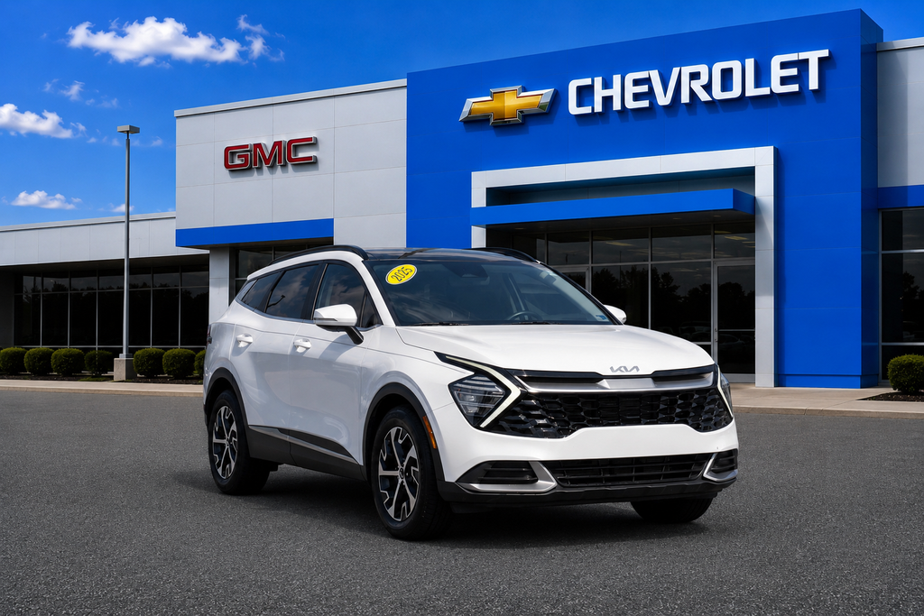Glacial White Pearl 2025 Kia Sportage SUV / Crossover Front-Wheel Drive 8-Speed Automatic