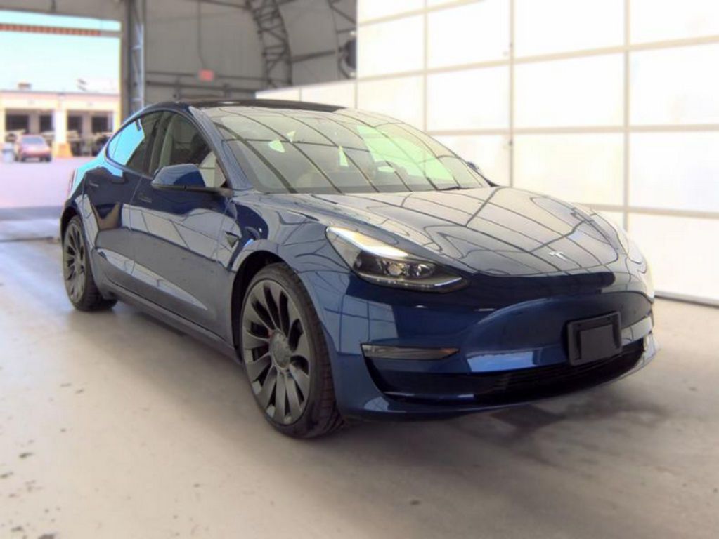 Used 2023 Blue Tesla Performance image 4