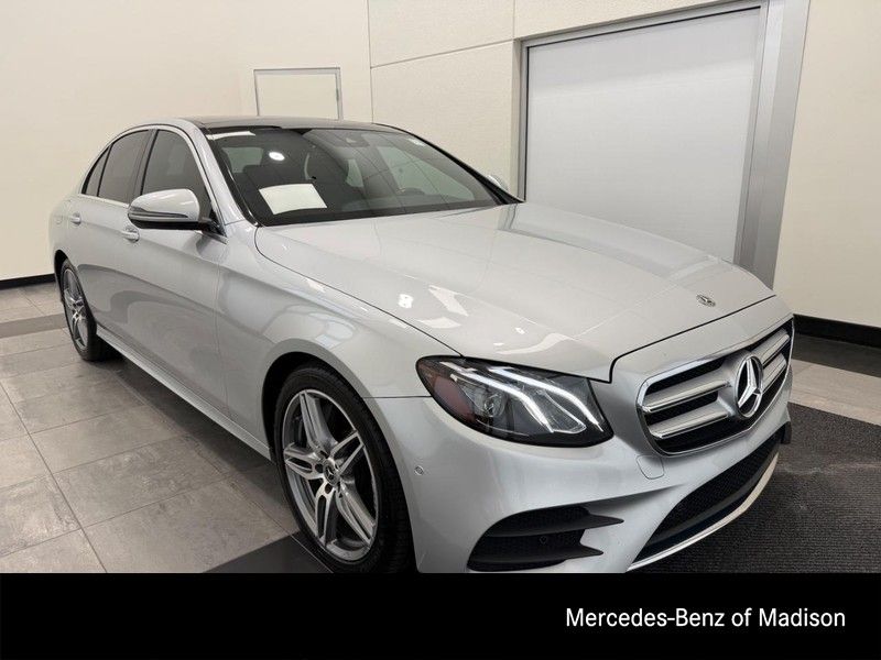 Silver 2018 Mercedes-Benz E-Class Sedan All-Wheel Drive 9-Speed Automatic