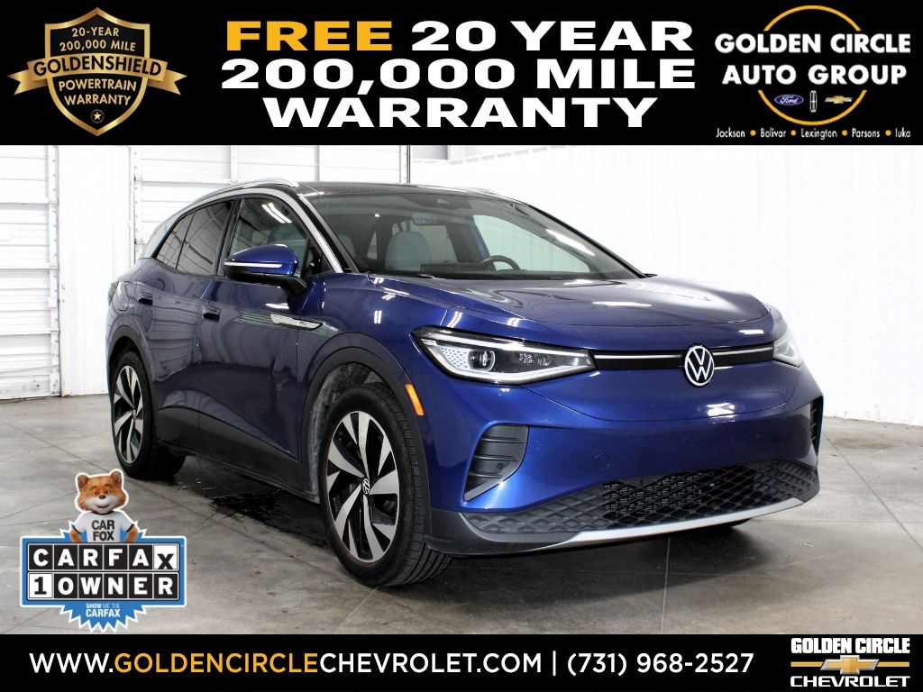 Dusk Blue Metallic/Black Roof 2022 Volkswagen ID.4 Pro S RWD SUV / Crossover Rear-Wheel Drive Automatic